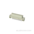 Ángulo recto 20 encabezados pines DIN 41612/IEC 60603-2 conectores